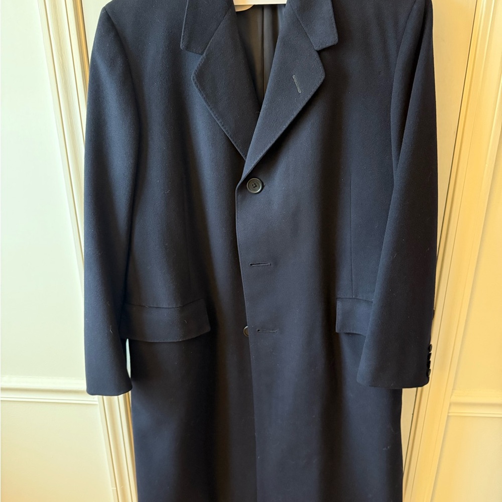 Men's Vintage Oxxford Clothes Cashwool Overcoat